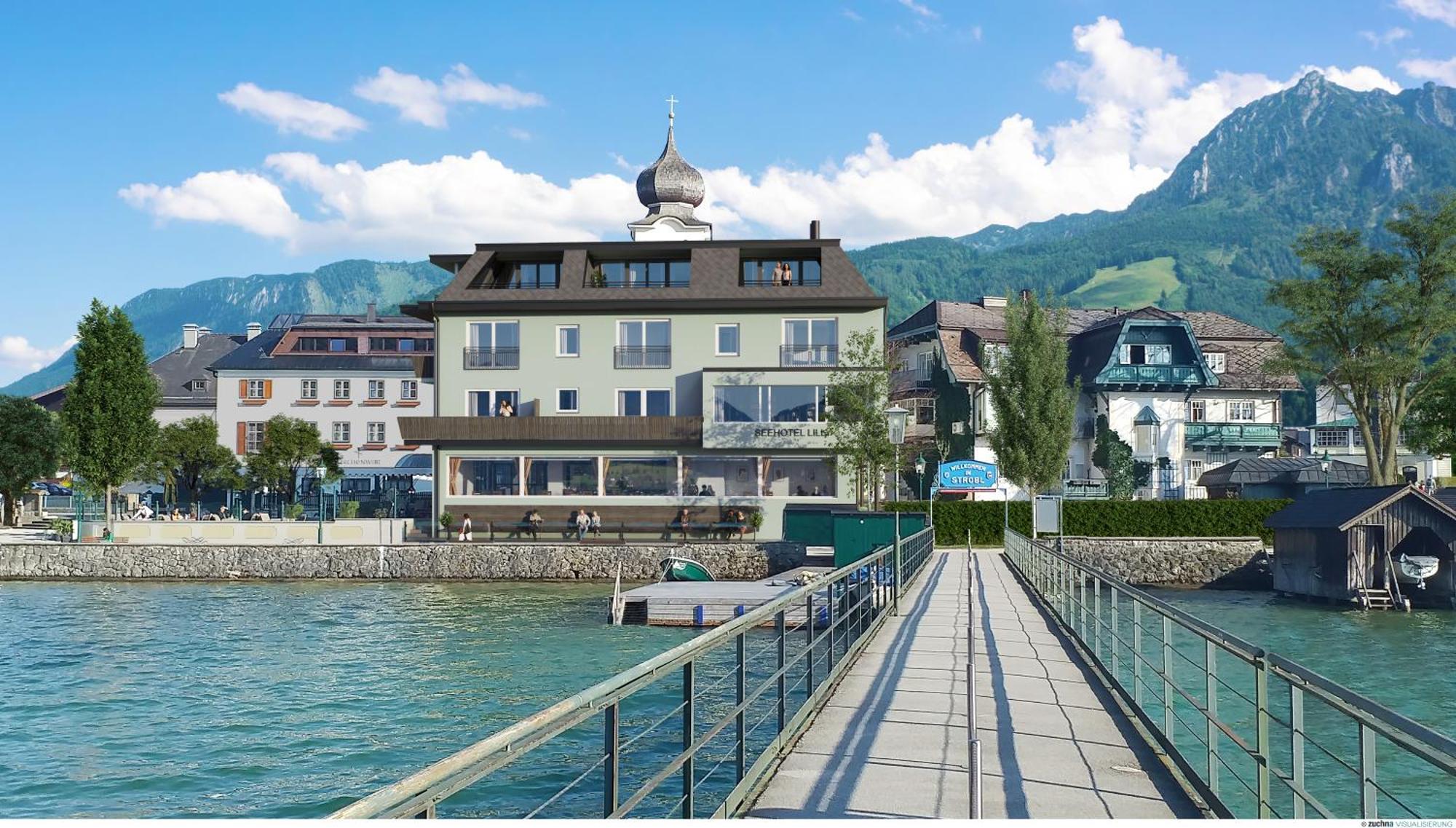 Seehotel Lilly Штробль Экстерьер фото